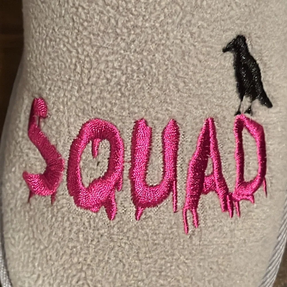 👻 NEW HALLOWEEN Scare Squad Dluxe by Dearfoams slippers youth Kids sz 2/3